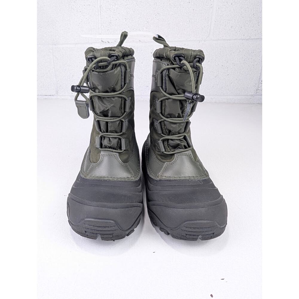 The North Face Youth 2 Alpenglow IV Olive/Black Snow Boots - Picture 3 of 10